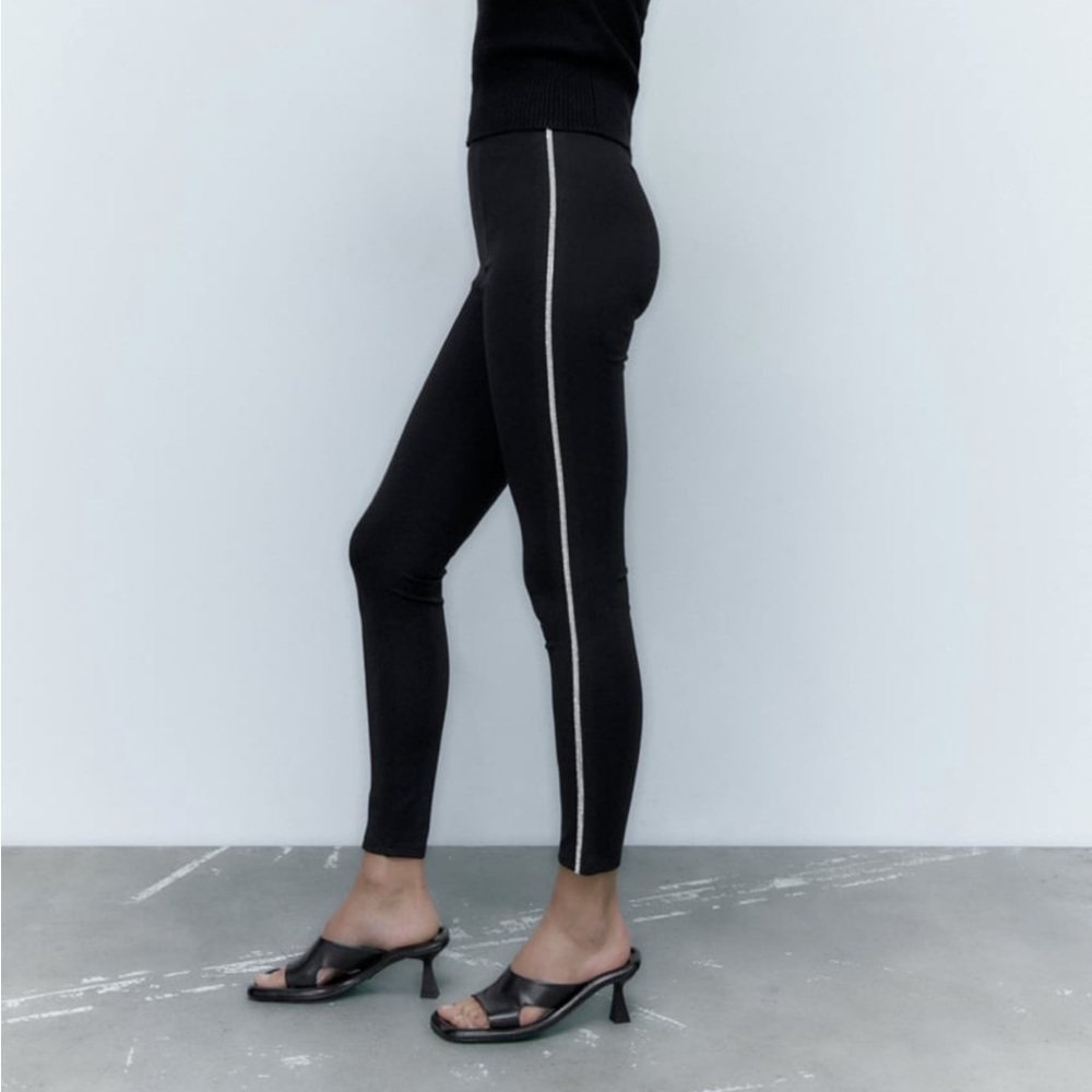 Zara sparkly leggings